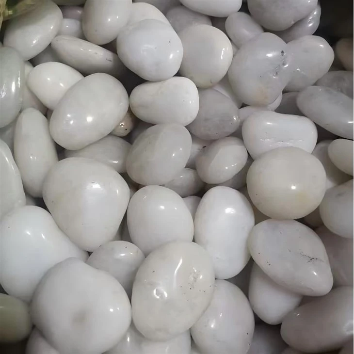 Premium White Garden Pebbles factory